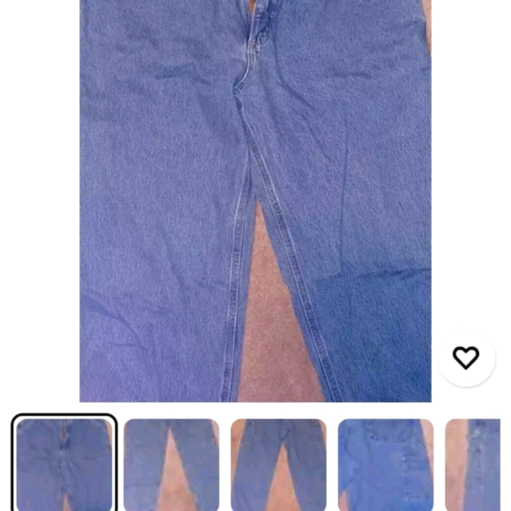 Carhartt Mens Relaxed Fit Jeans Size 36x30. Blue.